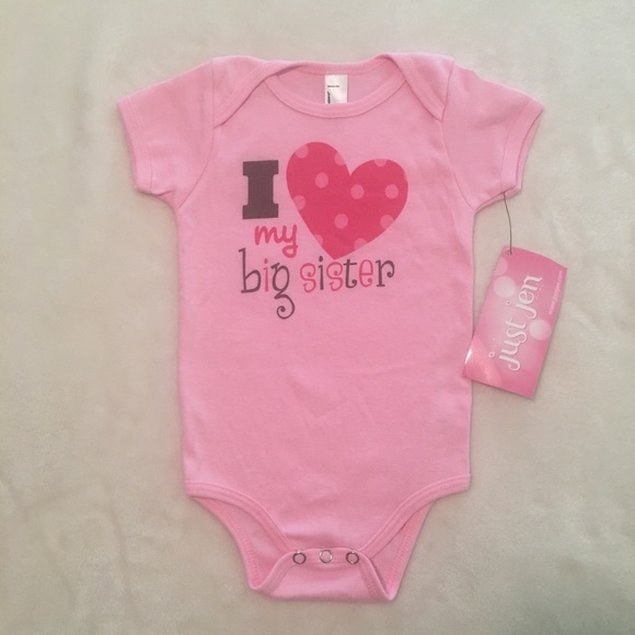 i love my big sister onesie